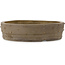 Ronde, ongeglazuurde bonsaipot - 485 x 485 x 122 mm