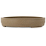 Round unglazed bonsai pot - 423 x 423 x 77 mm