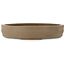 Round unglazed bonsai pot - 423 x 423 x 77 mm