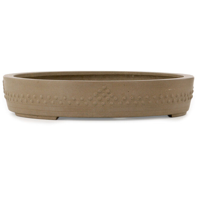 Pot à bonsaï rond non émaillé - 423 x 423 x 77 mm