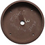 Ronde, ongeglazuurde bonsaipot van Touyou - 397 x 397 x 95 mm
