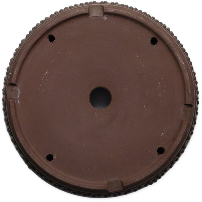 Pot à bonsaï rond non émaillé de Touyou - 397 x 397 x 95 mm