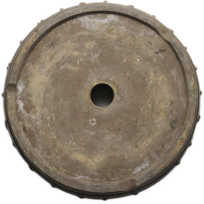 Ronde, ongeglazuurde bonsaipot - 485 x 485 x 122 mm