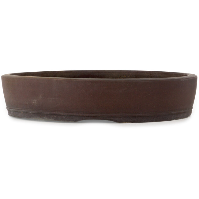 Maceta redonda sin esmaltar para bonsái de Touyou - 453 x 453 x 95 mm