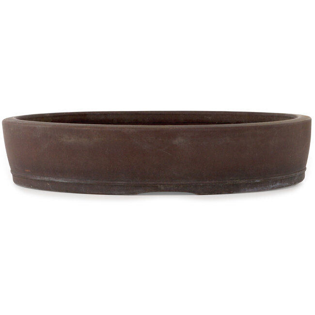 Vaso bonsai rotondo non smaltato di Touyou - 453 x 453 x 95 mm