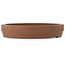 Round unglazed bonsai pot by Itouen - 410 x 410 x 78 mm