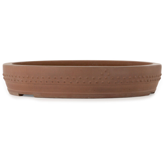 Pot à bonsaï rond non émaillé d'Itouen - 410 x 410 x 78 mm