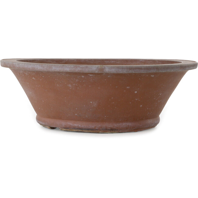 Ronde, ongeglazuurde bonsaipot - 505 x 505 x 164 mm