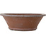Round unglazed bonsai pot - 505 x 505 x 164 mm