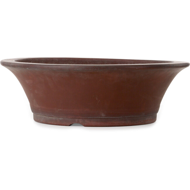 Vaso bonsai rotondo non smaltato di Yamaaki Toshio (terza generazione) - 527 x 527 x 172 mm