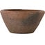 Round unglazed bonsai pot by Reihou (Bonsai Matsushita Hiroyuki or Mr. Matsushita Reiji Master) - 292 x 292 x 145 mm