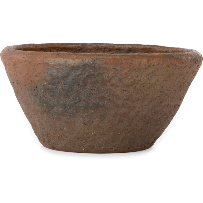 Maceta redonda para bonsái sin esmaltar de Reihou (Bonsai Matsushita Hiroyuki o Mr. Matsushita Reiji Master) - 292 x 292 x 145 mm