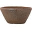 Round unglazed bonsai pot by Reihou (Bonsai Matsushita Hiroyuki or Mr. Matsushita Reiji Master) - 292 x 292 x 145 mm