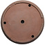 Round unglazed bonsai pot by Itouen - 410 x 410 x 78 mm