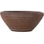 Round unglazed bonsai pot by Reihou (Bonsai Matsushita Hiroyuki or Mr. Matsushita Reiji Master) - 240 x 240 x 100 mm