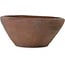 Round unglazed bonsai pot by Reihou (Bonsai Matsushita Hiroyuki or Mr. Matsushita Reiji Master) - 384 x 384 x 173 mm
