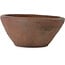 Round unglazed bonsai pot by Reihou (Bonsai Matsushita Hiroyuki or Mr. Matsushita Reiji Master) - 384 x 384 x 173 mm