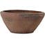 Round unglazed bonsai pot by Reihou (Bonsai Matsushita Hiroyuki or Mr. Matsushita Reiji Master) - 384 x 384 x 173 mm