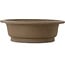 Round unglazed bonsai pot - 463 x 463 x 140 mm