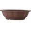 Lotus unglazed bonsai pot by Yamaaki Toshio (third generation) - 535 x 535 x 160 mm