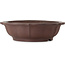 Lotus bonsai pot zonder glazuur van Yamaaki Toshio (derde generatie) - 535 x 535 x 160 mm