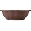 Lotus unglazed bonsai pot by Yamaaki Toshio (third generation) - 535 x 535 x 160 mm