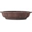 Lotus unglazed bonsai pot by Yamaaki Toshio (third generation) - 425 x 425 x 105 mm