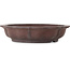 Lotus bonsai pot zonder glazuur van Yamaaki Toshio (derde generatie) - 425 x 425 x 105 mm