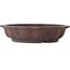 Lotus unglazed bonsai pot by Yamaaki Toshio (third generation) - 425 x 425 x 105 mm