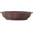 Lotus unglazed bonsai pot by Yamaaki Toshio (third generation) - 425 x 425 x 105 mm