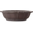 Lotus bonsai pot zonder glazuur van Yamaaki Toshio (derde generatie) - 530 x 530 x 155 mm