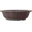 Lotus unglazed bonsai pot by Yamaaki Toshio (third generation) - 530 x 530 x 155 mm