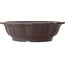 Lotus unglazed bonsai pot by Yamaaki Toshio (third generation) - 530 x 530 x 155 mm