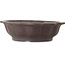 Lotus bonsai pot zonder glazuur van Yamaaki Toshio (derde generatie) - 530 x 530 x 155 mm