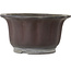 Lotus bonsai pot zonder glazuur van Yamaaki Toshio (derde generatie) - 410 x 410 x 215 mm
