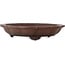Lotus unglazed bonsai pot by Yamaaki Toshio (third generation) - 477 x 477 x 100 mm
