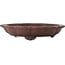 Lotus unglazed bonsai pot by Yamaaki Toshio (third generation) - 477 x 477 x 100 mm