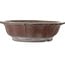 Lotus unglazed bonsai pot by Yamaaki Toshio (third generation) - 523 x 523 x 144 mm