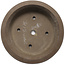 Ronde, ongeglazuurde bonsaipot - 463 x 463 x 140 mm