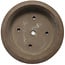 Round unglazed bonsai pot - 463 x 463 x 140 mm
