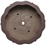 Lotus-Bonsaischale (unglasiert) von Yamaaki Toshio (dritte Generation) – 535 x 535 x 160 mm