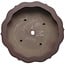 Lotus unglazed bonsai pot by Yamaaki Toshio (third generation) - 535 x 535 x 160 mm