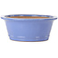 Vaso bonsai ovale blu di Seizan (Reihou, Kataoka Katsushi, forno del maestro Seizan) - 474 x 403 x 154 mm
