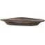 Round unglazed bonsai pot - 515 x 515 x 60 mm