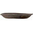 Round unglazed bonsai pot - 570 x 570 x 60 mm