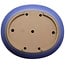 Oval blue bonsai pot by Seizan (Reihou, Kataoka Katsushi, master Seizan kiln) - 474 x 403 x 154 mm