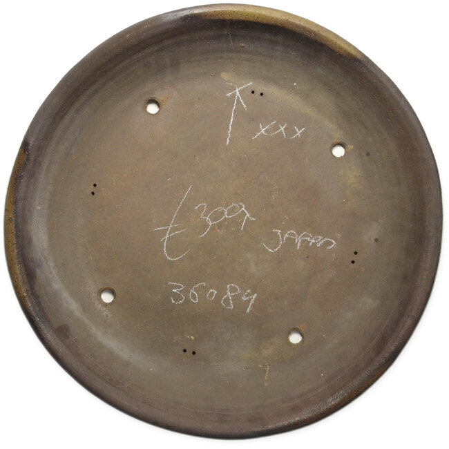 Pot à bonsaï rond non émaillé - 570 x 570 x 60 mm