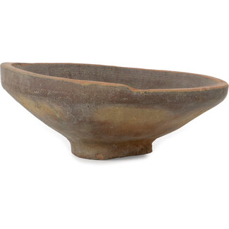 320 mm round unglazed pot from Japan