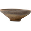 Round unglazed bonsai pot - 320 x 320 x 100 mm