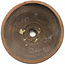 Round unglazed bonsai pot - 320 x 320 x 100 mm